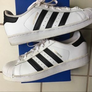 Adidas Superstar Sneakers black white Mens 6